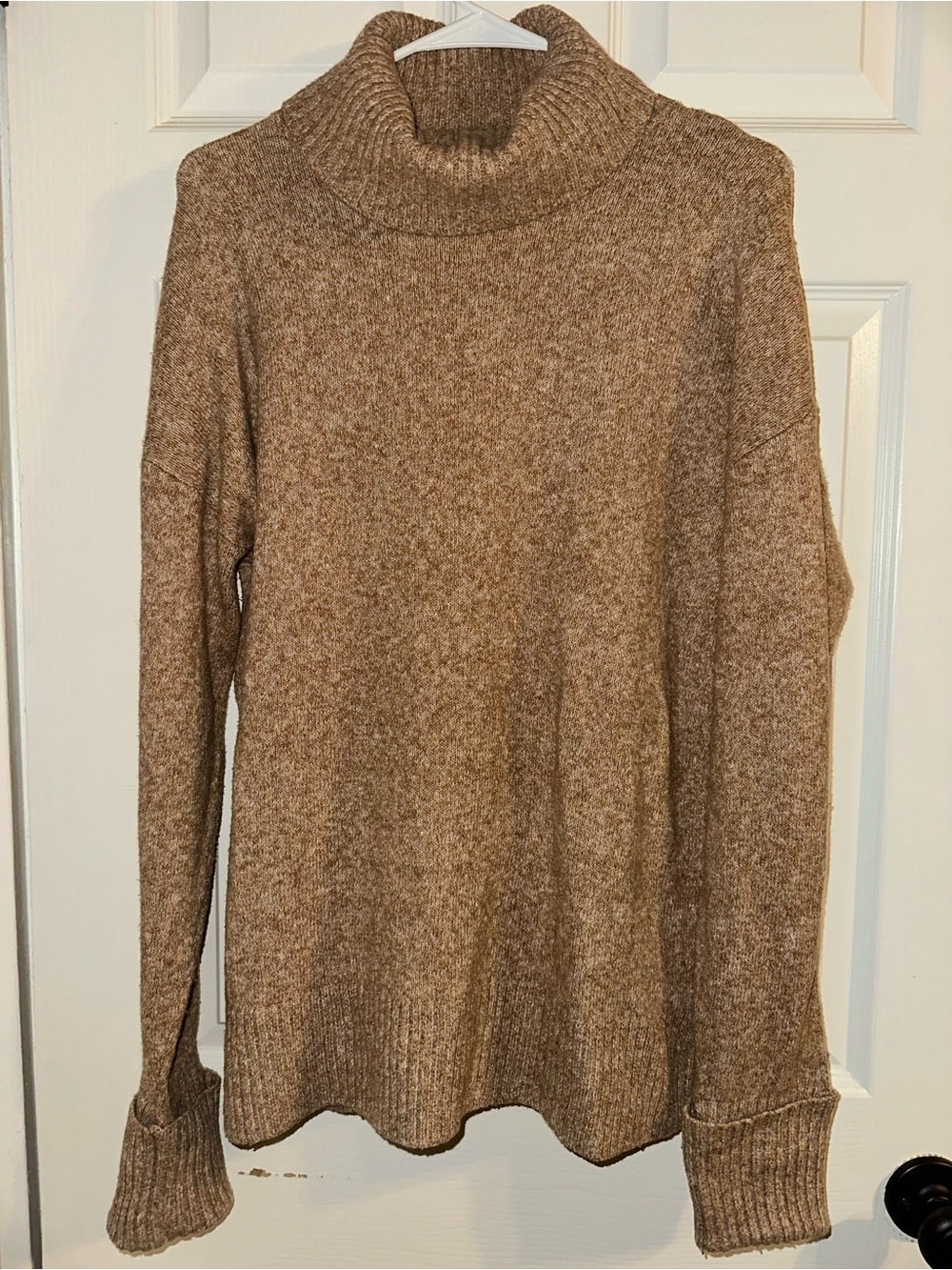 Old Navy Taupe-Brown Turtleneck Sweater